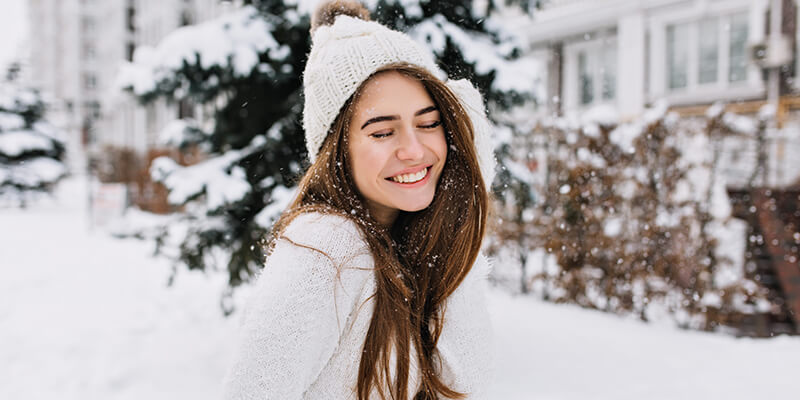girl in the snow