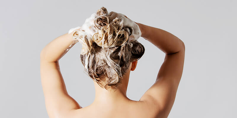 Girl Washing Hair