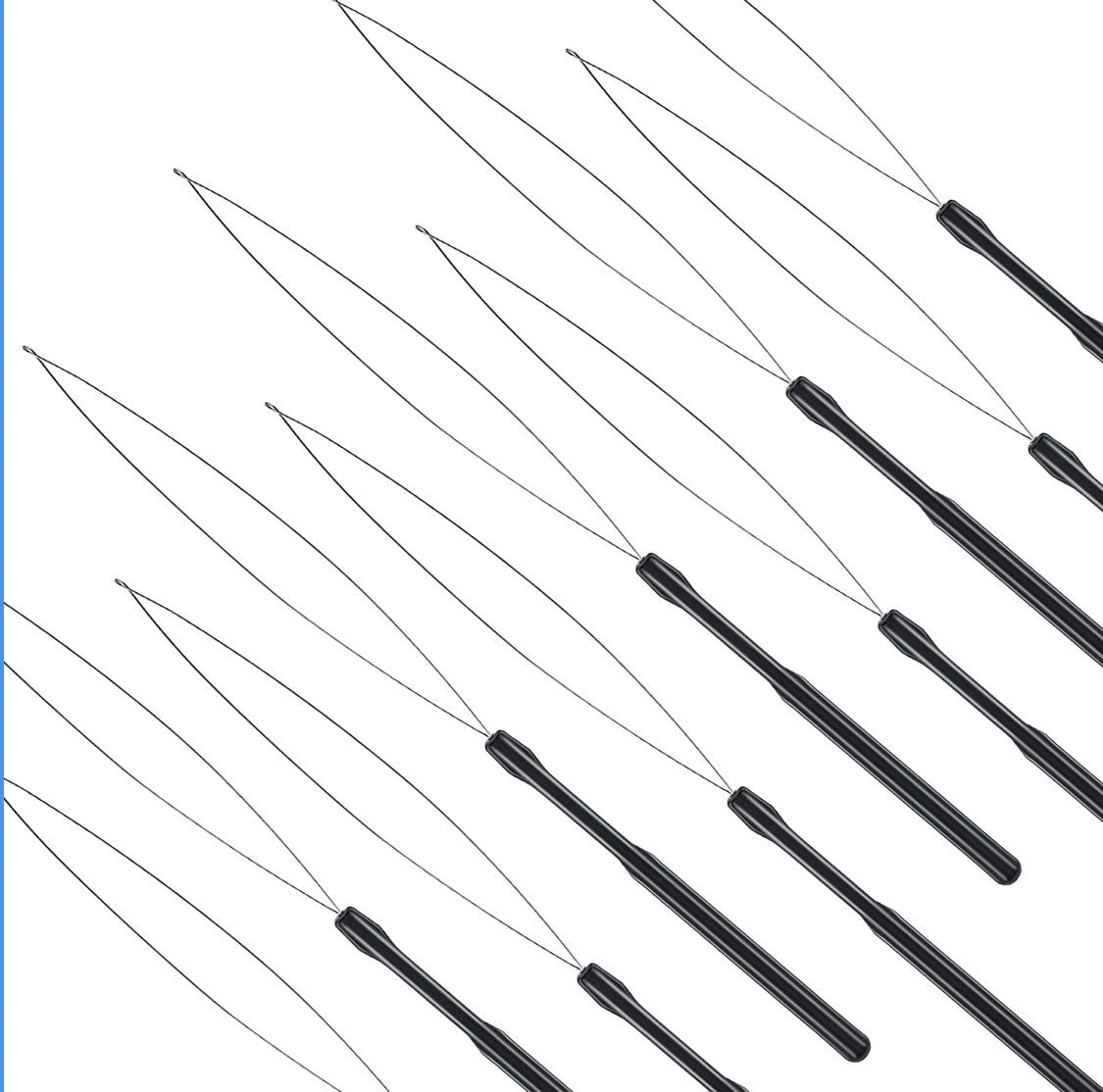 10 Pieces Hair Extensions Loop Threader