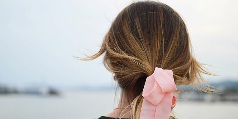 Low pony tail
