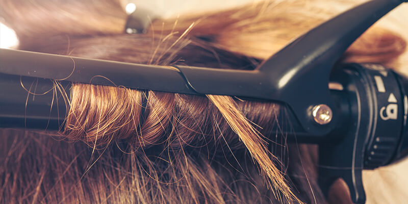 curling hair