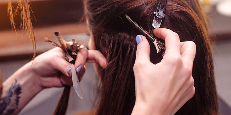 Fitting hair extensions