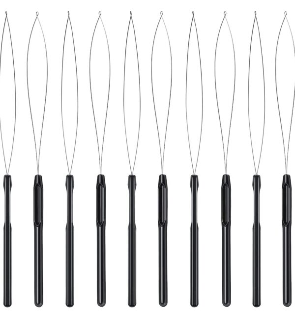 10 Pieces Hair Extensions Loop Threader